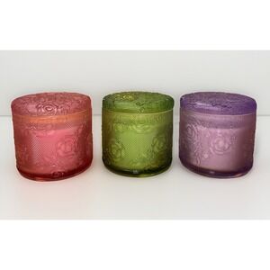 HomeWorx by Harry Slatkin Spring Scents Candles Lemon Leaf Jasmine Poppy Apricot